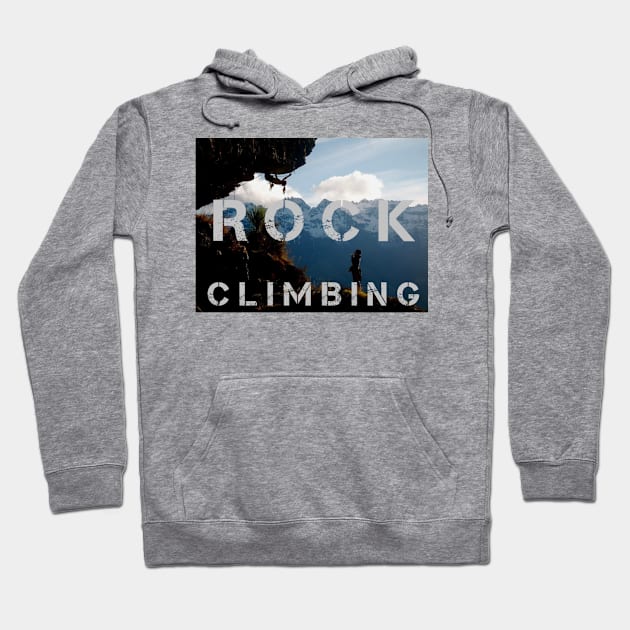 Rock Climbing Hang Hoodie by mmarchment